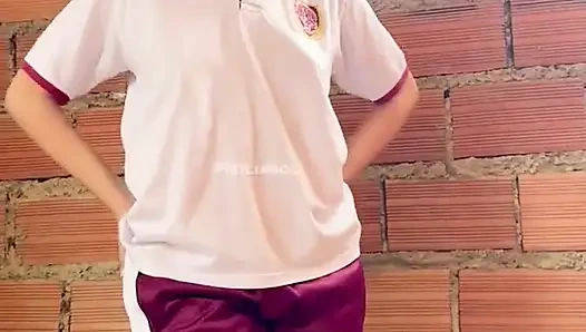 College Girl Sneaks Out of College with Her Boyfriend