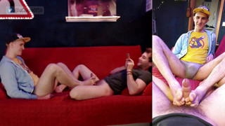 Footjob  Made Him Cum with Just My Feet  Feet Play