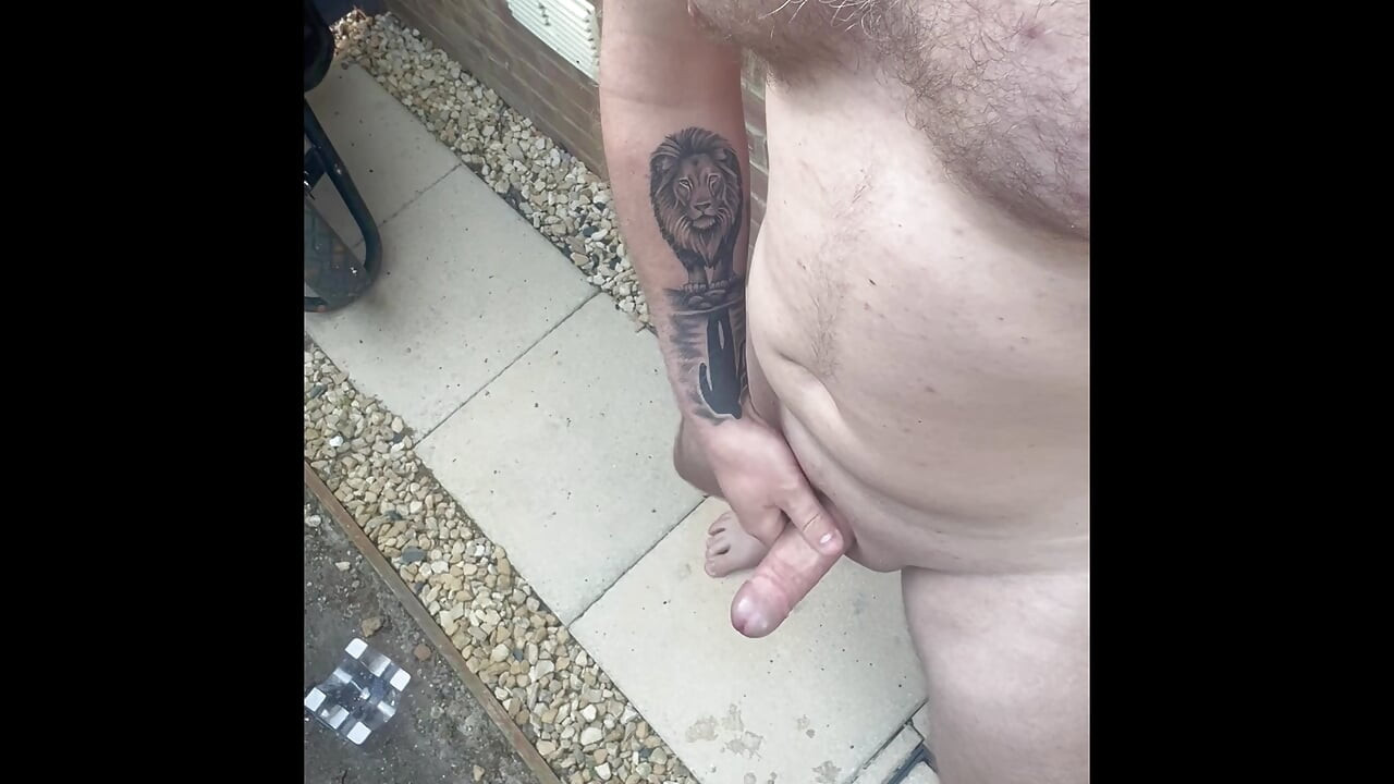 Multiple cumshots and orgasm, indoors and outdoors