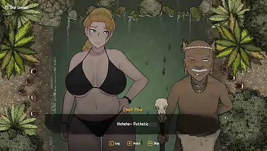 Permainan hentai - kedatangan dewi - wanita pirang seksi bagian 1 melakukan paizuri & blowjob intens untuk kepala suku