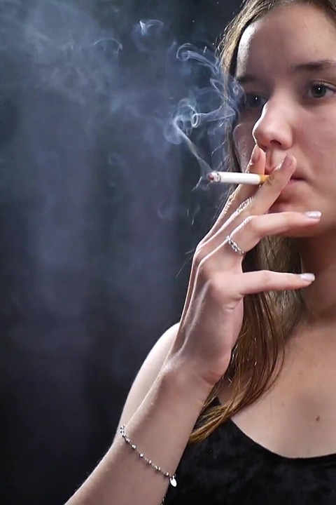 Sexy Studio Smoke Mood Elegant Brunette Vibes