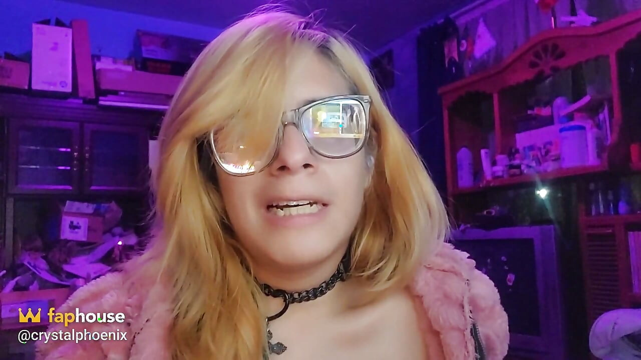 Sissy Wears a Sex Necklace at the Asmr Church