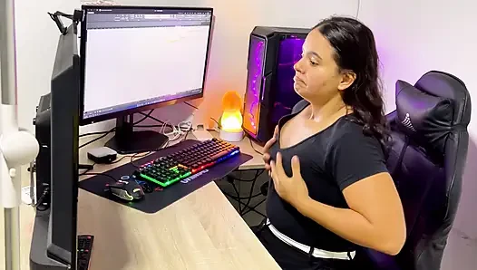Wife cheating on husband at work with boss