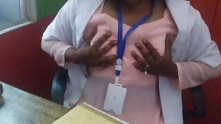 The doctor quenched the thirst of the patient.