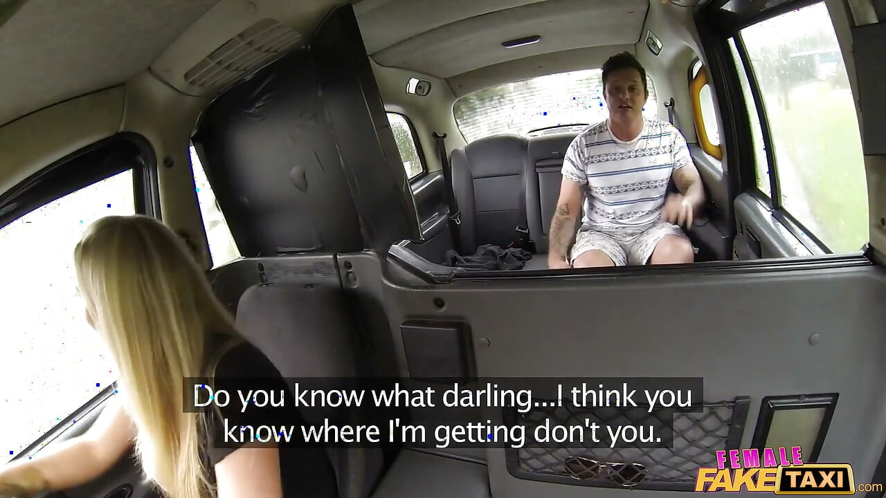 Female Fake Taxi - Busty Driver Gives Stranded Builder Outdoor Sex & a Deep Throat Ride