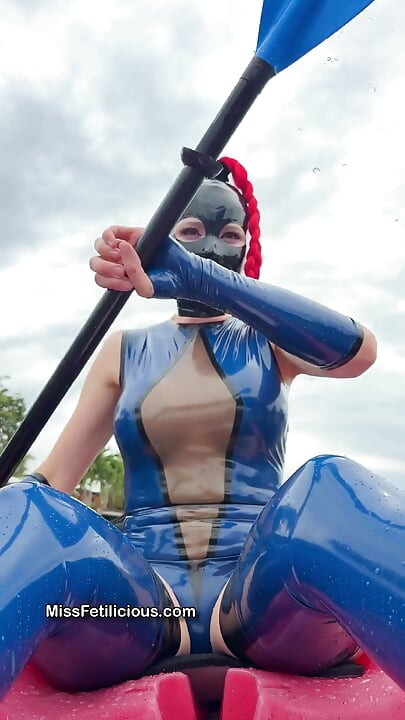 Kayaking in Latex Was Fun!