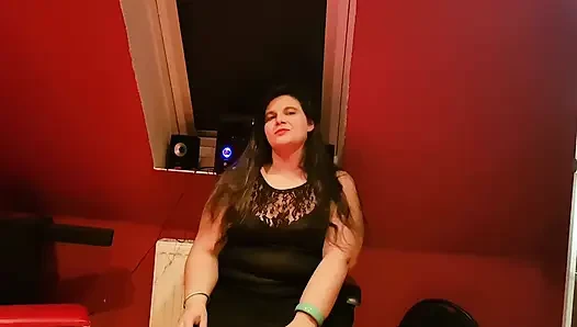Dominant Brunette MILF Punishes Her Submissive Slave with Spanking and Fingering