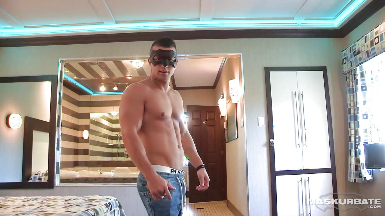 MASKURBATE - Tony the Stripper Goes Full Solo - Raw Directing Footage & Massive Cumshot