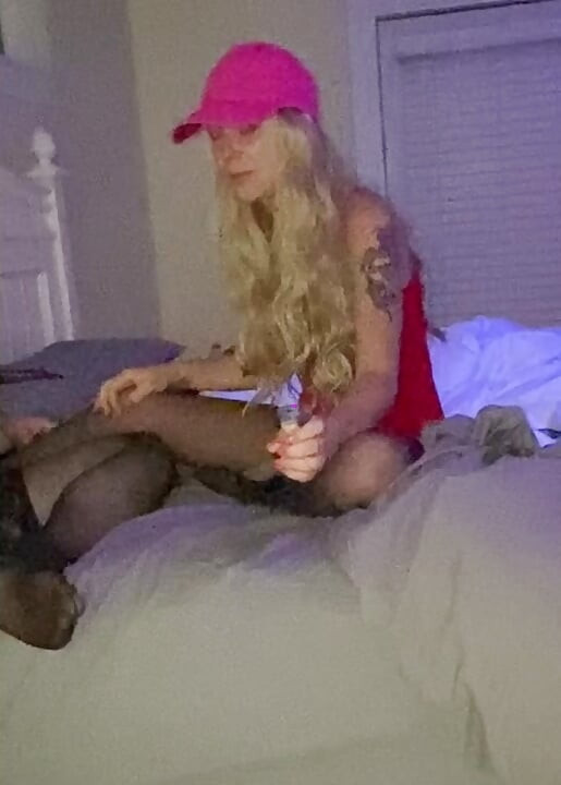 Part 2 Hotwife and Crossdresser hubby in lingerie and stockings have sex talk