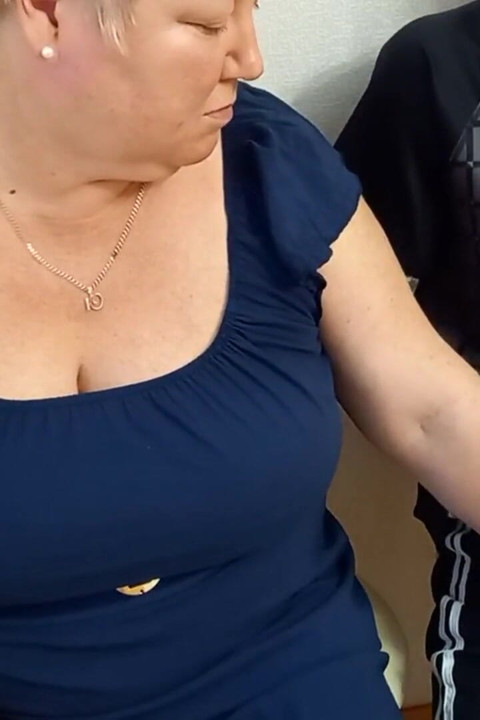 She jerks off my cock and helps me finish