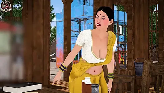 Desi Pyasi Bahu will Big Lund Sasur Ji Aur Husband Ke Chhote Lund se Pareshan, Police ne Hardcore Chut Phaad Di