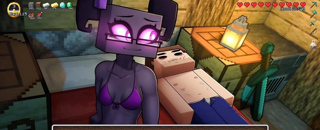 Minecraft horny craft - 第63部分 endergirl 结局！由Loveskysanhentai