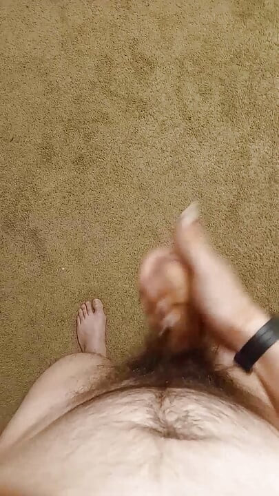 I masturbate my penis in my apartment