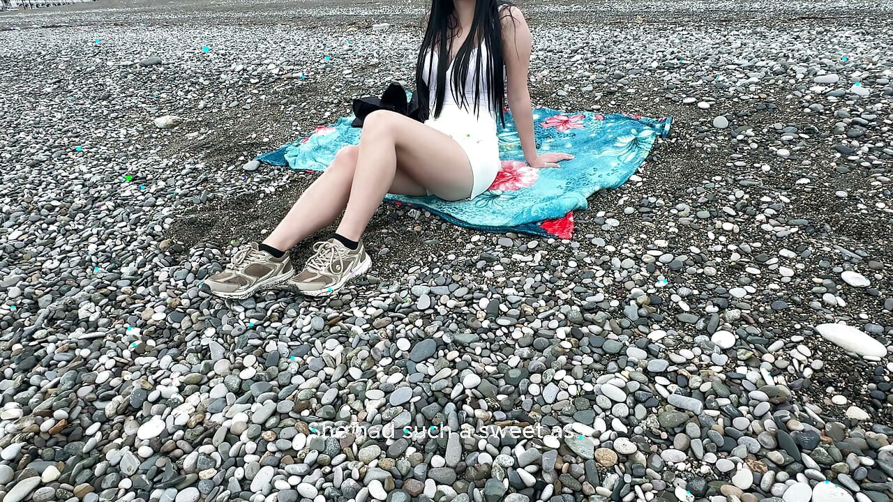 He confidently rolled up to a stranger on the beach and fucked her hard in nature. With dirty talk