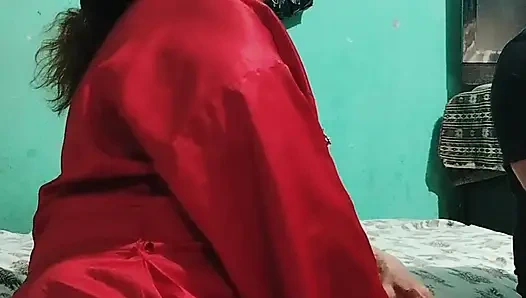 Hot mom sucking cock in lingerie