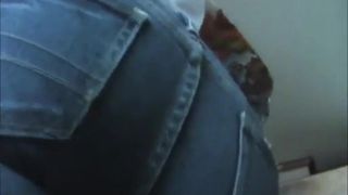 Farting in panties and jeans