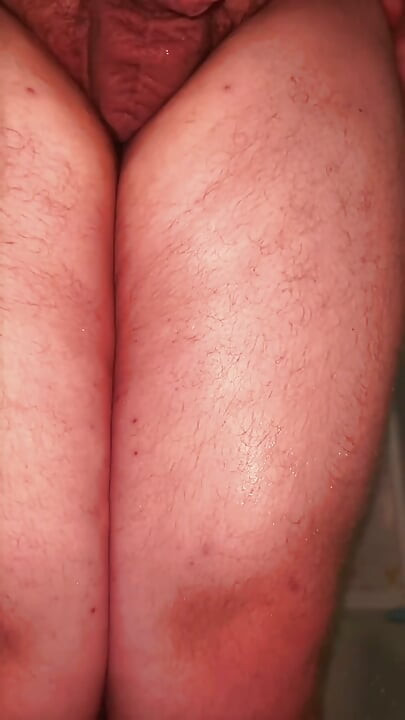 My fat ass and small close-up
