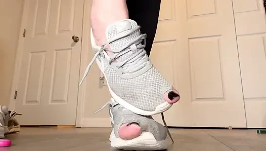 Size 16 Feet Squeezing Into Smaller Size Sneakers