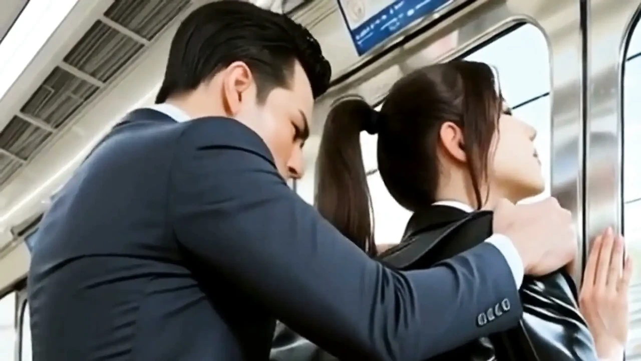 Hentai Asian Trans Sissy Public Anal on the Tokyo Subway - Businessmen Gangbang