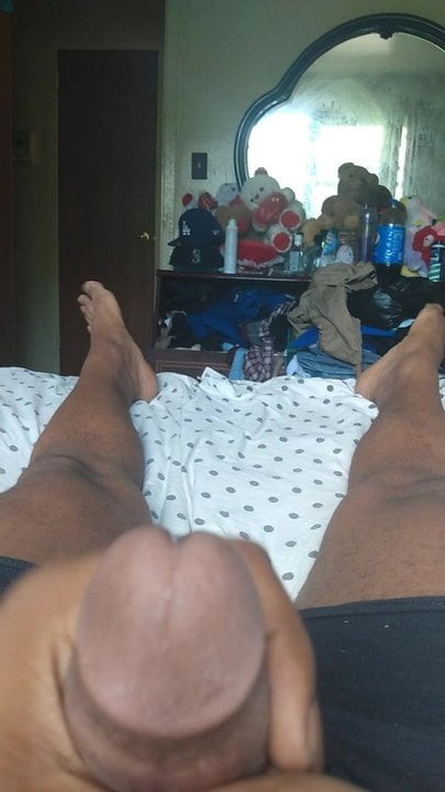 Stroking my dick