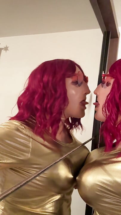 Sissy Francis Malice Shows Titts and Anus
