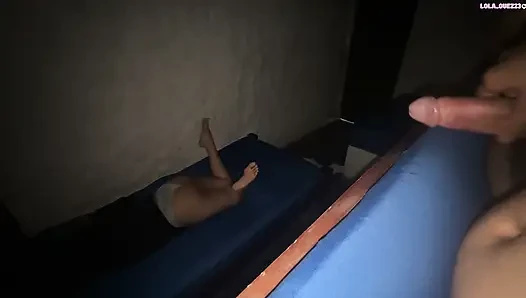 Masturbating while my stepsister touches herself