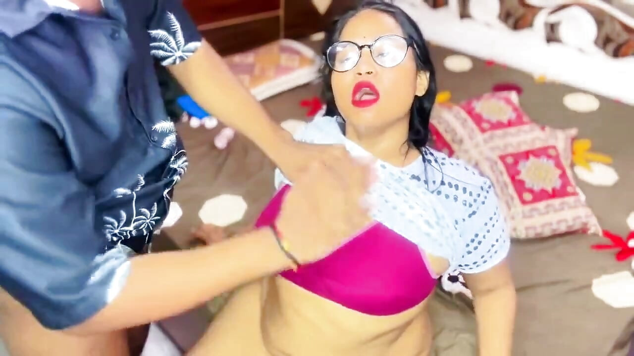 Booked Hot Desi Indian Girl Comes Home and Gets Hard Doggy Style Fucking