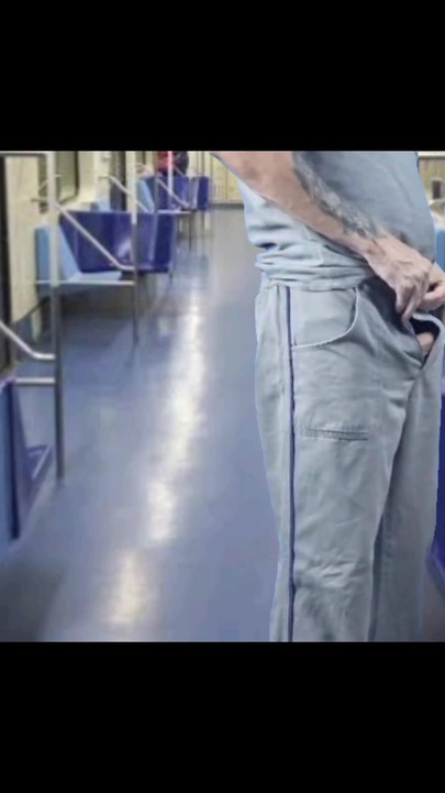 Iconic moment from "Pervert gets on the train rubbing cock on women in public!"