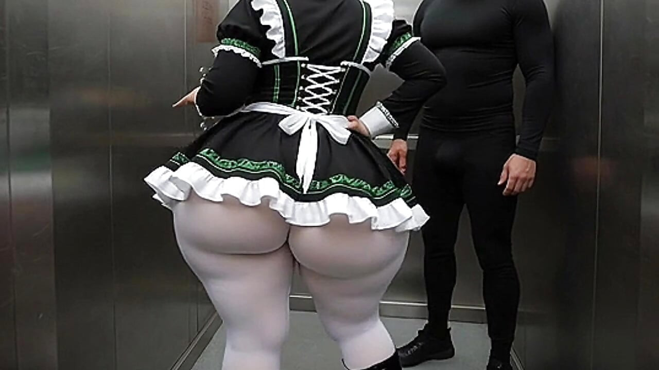 Big Ass Maid Stepsister Bent Over in Front of Me