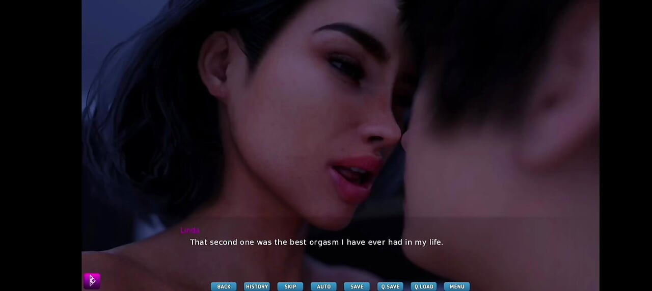 Big boobs and big ass lady enjoys cunnilingus with her crush - gameplay