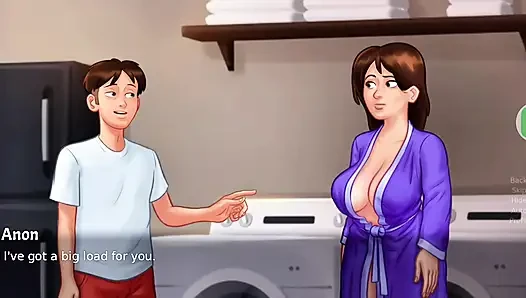Debbie üvey anne büyük memeli salon odasında sert sikiş ve dölleme