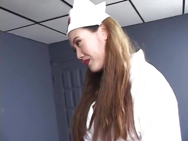 Sweet butt asian nurse babe gets her pussy fucked good on the bed