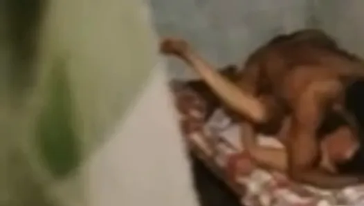 Пакистанский парень и девушка занимаются сексом в спальне, хардкорный секс
