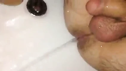 Anal water sports squirting enema