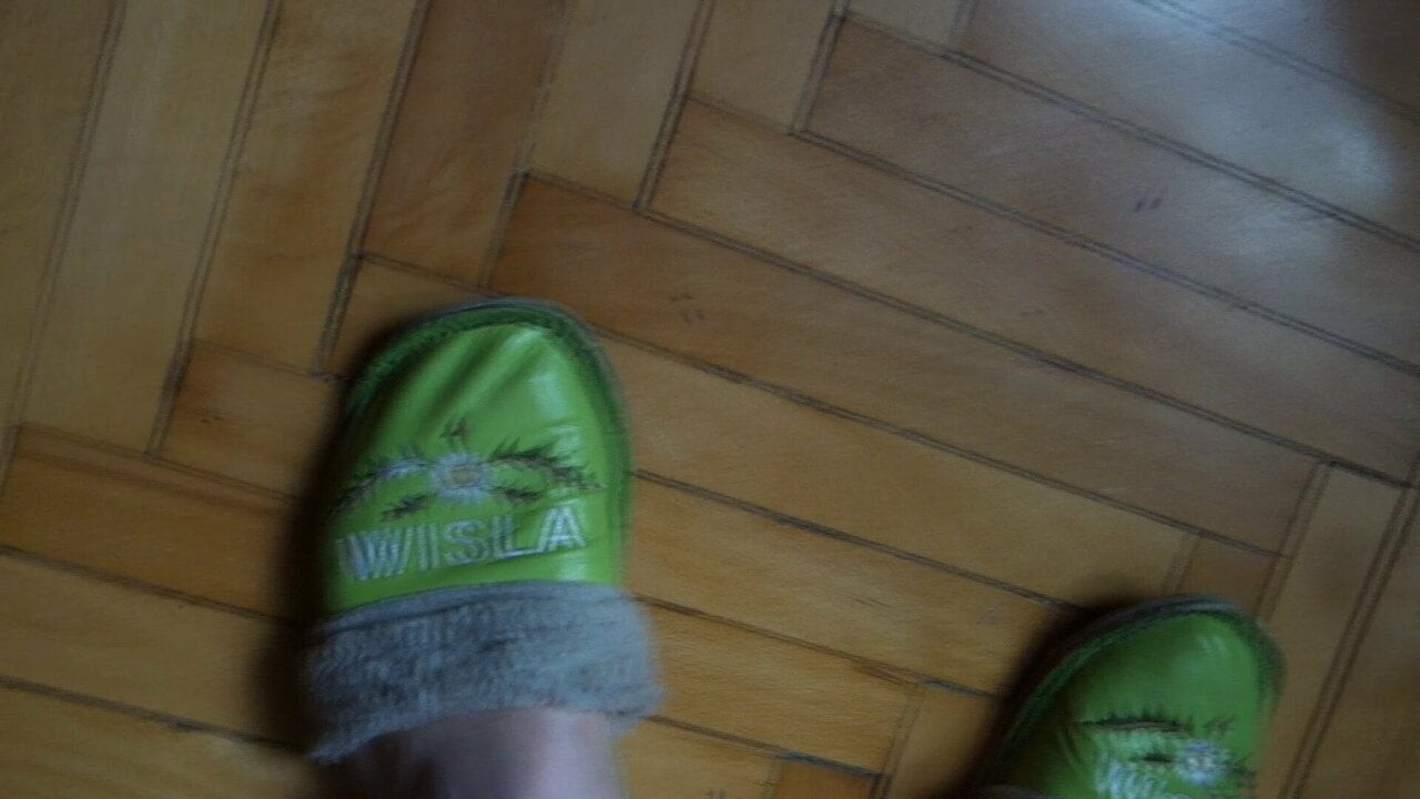 My girlfriend's slippers.