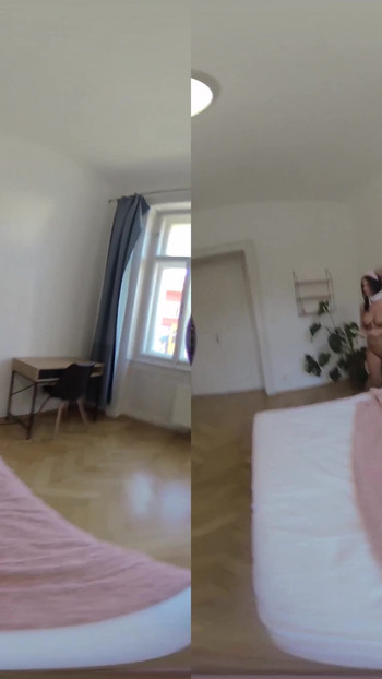 Memorable moment from "Katarina Rina - Submissive College Sorority Girl First Threesome - Vr Part One Behind The Scenes"