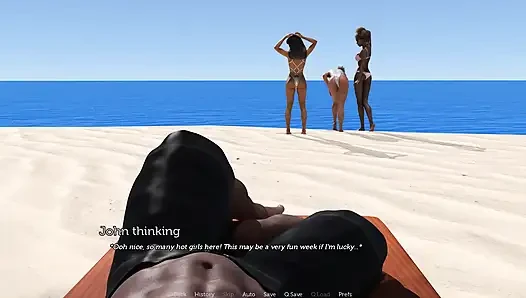 Tacos: Pleasant Sunny Day on the Beach with the Swinger Couple and the Sexy Hotties in Bikini - Episode 78