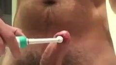 Battery Tooth Brush Masturbation