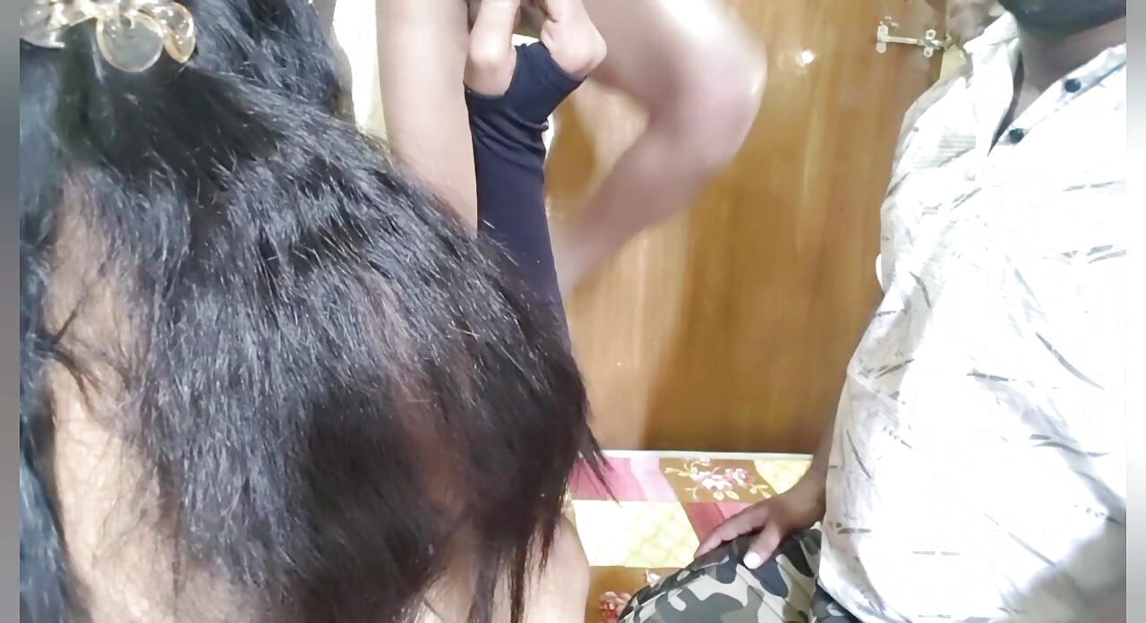 Indian husband wife and her college friend best homemade doggy style threesom sex