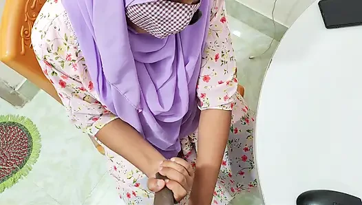 Indian hijabi bhabhi Promotion fuck from office boss Desi xxx