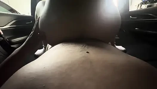 Yummy Jimmy and Slutty Kitty sneak in the car to have sex