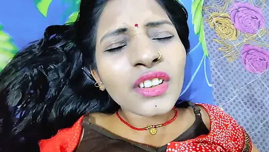 Hard-core desi teenage girl giving oil massage full side relaxation and fucking Hindi audio