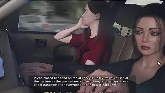 Осень Кейси 2 раздевается в лесу
