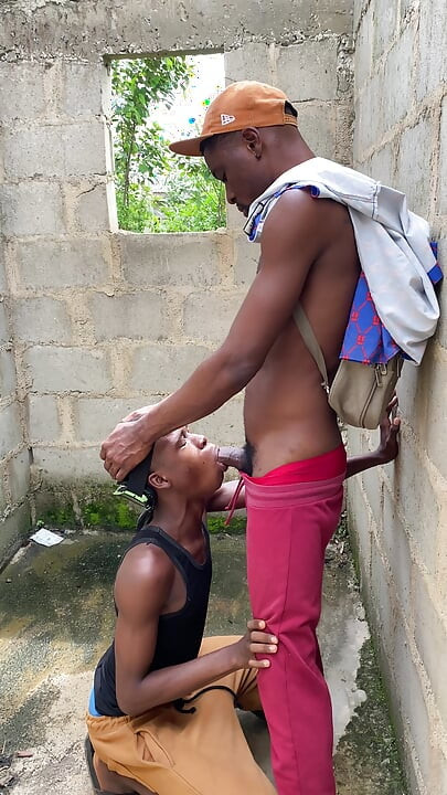 Twink Caught Me Stroking My Dick Outside