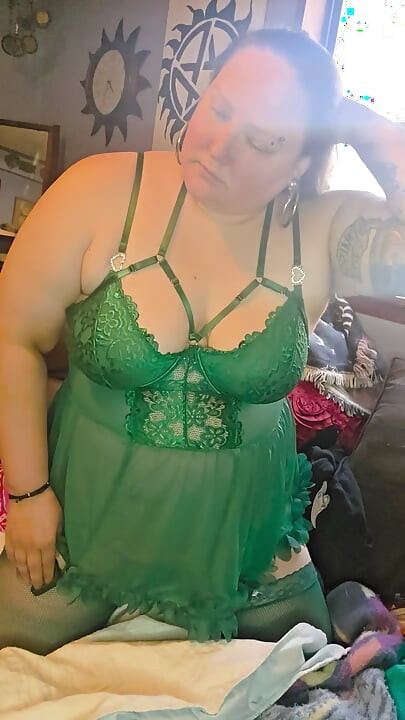 Sexy Green Lingerie