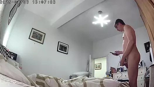 Metro System porn video – Nude on Home surveillance system- - edited version