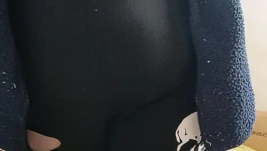 Горячие черные штаны