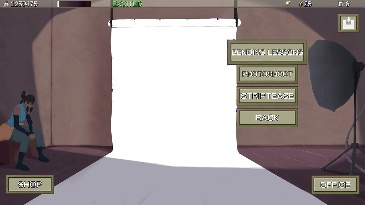Korra prueba un traje de baño - Cummy Bender parte 2