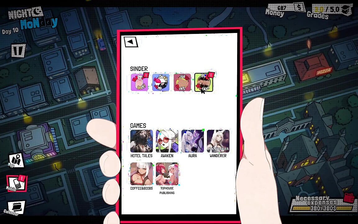 Femboy Futa House Futanari Hentai Game Ep.8 My Roomate Sucked Me in the University Glory Hole!