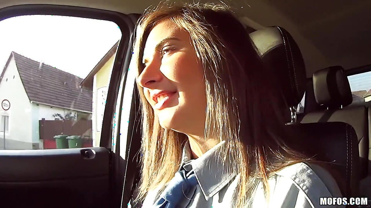 Mofos - Stunning Euro Latoya Is Bitching About Her Job & George Helps Her Out with a Big Cock in His Car